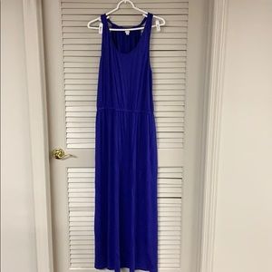 Blue maxi dress